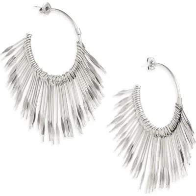 Isabel Marant Fan Fringe Hoop Earrings