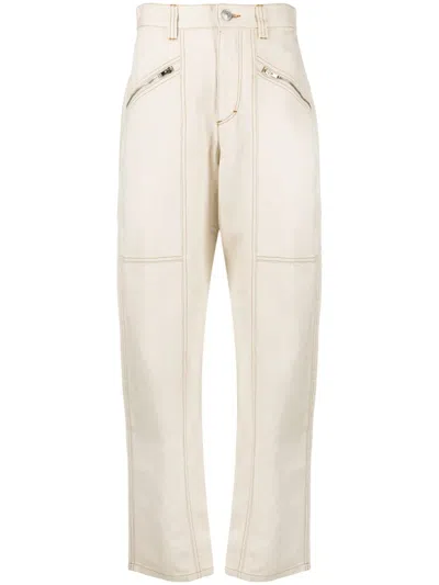 ISABEL MARANT FANNY STRAIGHT-LEG CARGO TROUSERS