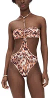 Isabel Marant Farah One Piece Orange In Orange