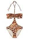Isabel Marant Farah One-piece Swimsuit In Orange