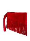 Isabel Marant Faro Clutch Red In Red