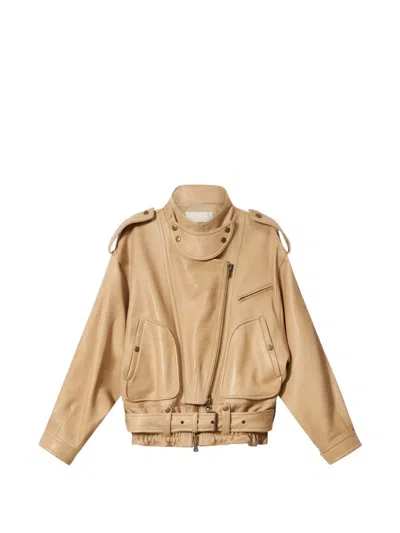 Isabel Marant Farza Jacket In Neutral