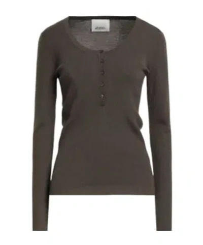 Isabel Marant Fashion Solid Color Lightweight Knit Sweater In Black