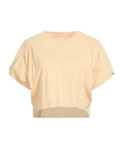 Isabel Marant Fashion Solid Color Short Sleeve T-shirt In Yellow