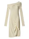 Isabel Marant Fatene Draped Midi Dress In Neutral