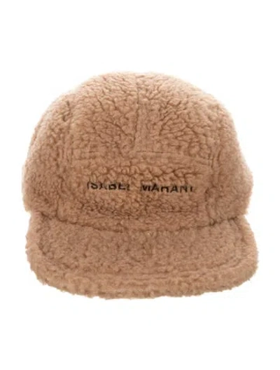 Pre-owned Isabel Marant Faux Fur Baseball Cap W/tags In Brown