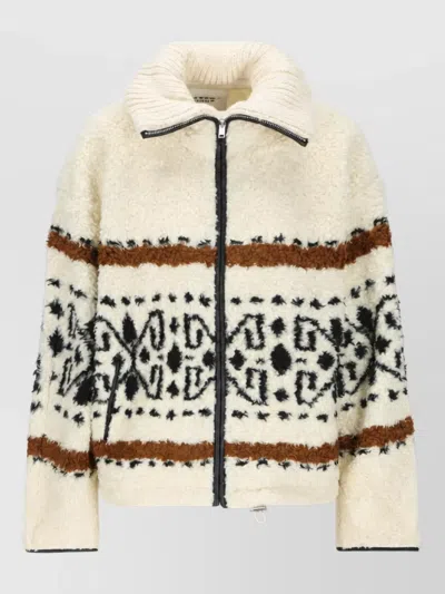 Isabel Marant Faux Fur Coat In Neutral