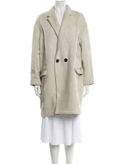Pre-owned Isabel Marant Faux Fur Coat In Neutral