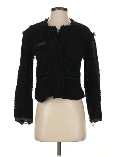Pre-owned Isabel Marant Faux Fur Jacket In Black