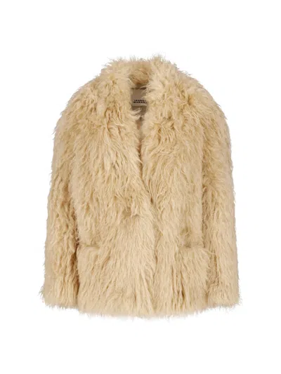 Isabel Marant Mylae Polyester Overcoat For Women In Animal Print