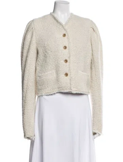 Pre-owned Isabel Marant Faux Fur Jacket In Neutral