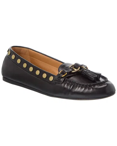 Isabel Marant X Faxel Studded Tassel Loafers In Animal Print