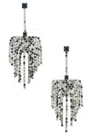 Isabel Marant Faye Fringe Earring In Black