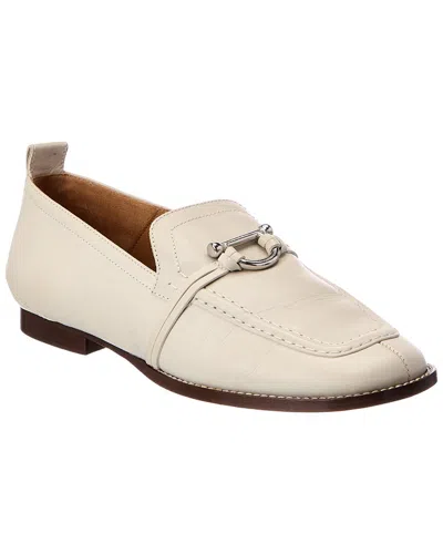 Isabel Marant Faylor Leather Loafer In Neutral
