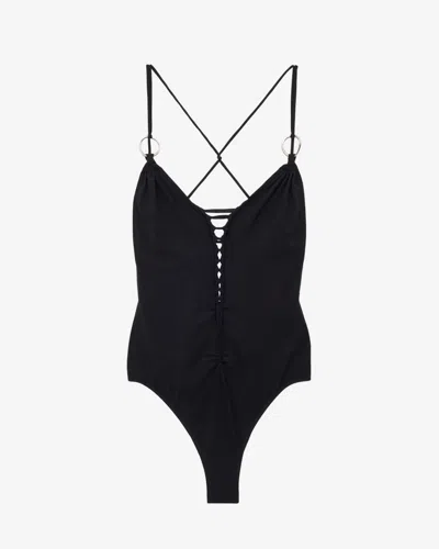 Isabel Marant Federica Swimsuit In Black