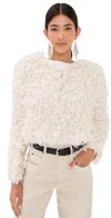 Isabel Marant Fedra Jacket Ecru In Sand