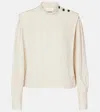 Isabel Marant Felissa Button-detail Top In White