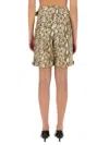 Isabel Marant Felize Printed Bermuda Shorts In Multicolor