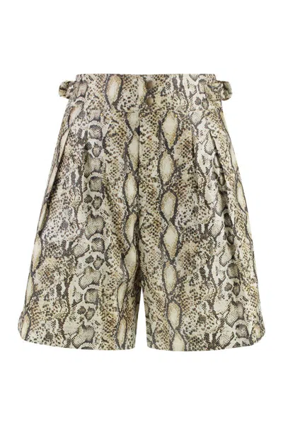 ISABEL MARANT ISABEL MARANT FELIZE PRINTED BERMUDA SHORTS