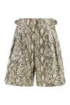 Isabel Marant Felize Printed Bermuda Shorts In Multi