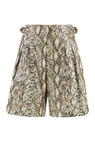 ISABEL MARANT ISABEL MARANT FELIZE PRINTED BERMUDA SHORTS