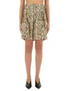 Isabel Marant Felize Printed Bermuda Shorts In Multi