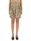 Isabel Marant Felize Printed Bermuda Shorts In Multicolour