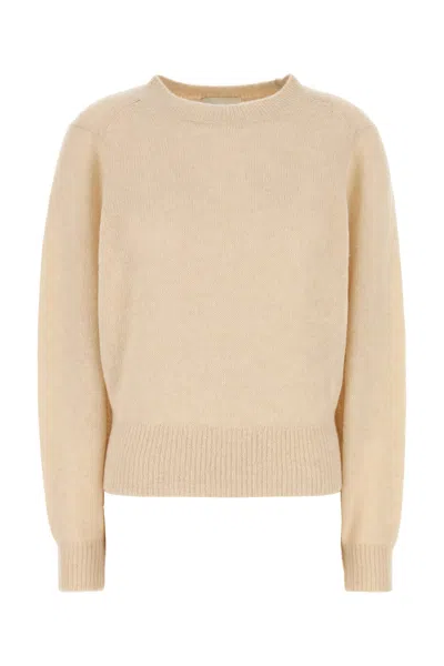 ISABEL MARANT ISABEL MARANT BEIGE SILK BLEND LUISA SWEATER