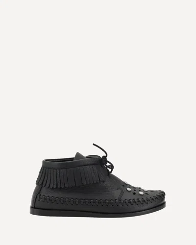 Isabel Marant Felsa Lace-up Shoes In Black