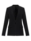 Isabel Marant Feray Tailored Jacket Notch Lapel Design In Black