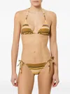 Isabel Marant Feride Printed Bikini Top In Multi