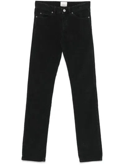 Isabel Marant Belt-loop Jeans In 02fk Faded Black