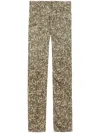 Isabel Marant Ferni Straight Cut Stretch Pants In Brown