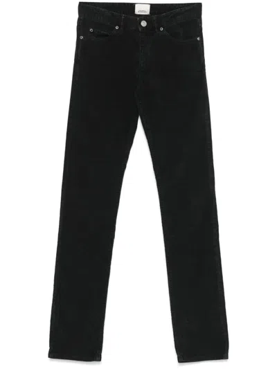 Isabel Marant Ferni Trousers In 02fk Faded Black