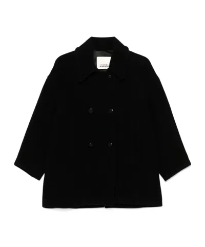Isabel Marant Fiby Coat In Black