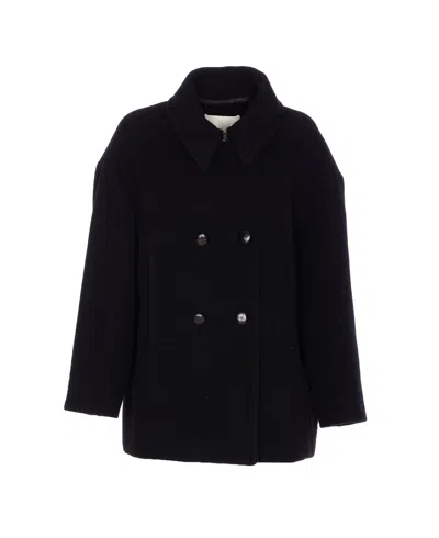 Isabel Marant Fiby Coat In Black