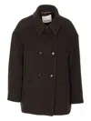 Isabel Marant Fiby Double Breasted Wool Blend Coat Clothing
