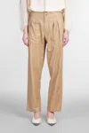 Isabel Marant Fidji Pants In Beige Linen In Beige