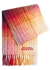 ISABEL MARANT ISABEL MARANT FIRNY CHECKED ALPACA-BLEND SCARF