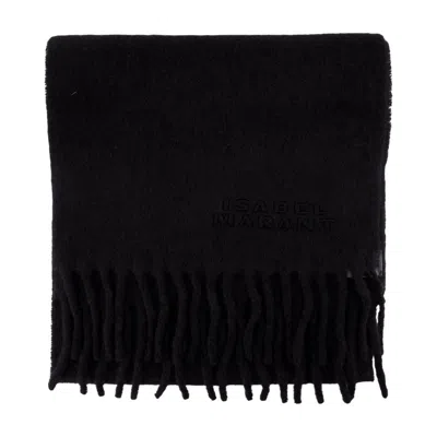 Isabel Marant Firny Gz Scarf  Wool Black