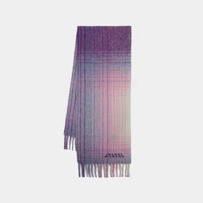 Isabel Marant Firny Scarf In Purple