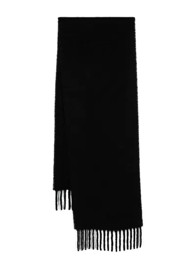 Isabel Marant Firny Wool Scarf In Black