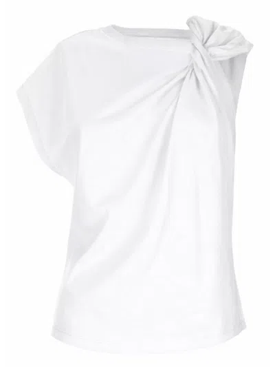 Isabel Marant Fitted Cotton Top In White