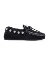 Isabel Marant Faomee Studded Shearling-lined Suede Loafers
