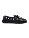 Isabel Marant Fitza Shearling Loafer In Black
