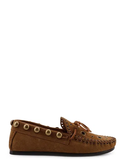 ISABEL MARANT FITZA SUEDE LOAFERS
