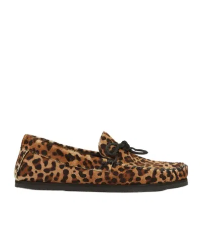 Isabel Marant Fitzo Boat Shoes In Animal Print