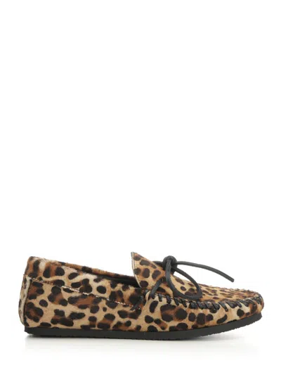 Isabel Marant Fitzo Loafers In Animalier