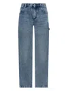 Isabel Marant High-waisted Straight Blue Jeans