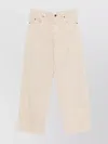 Isabel Marant Five-pocket Trousers Featuring Belt Loops In Brown
